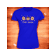 thumbnail image 1 of Playera Blusa Con Impresion De 3 Capybaras Bebes Fashion Ropa para Mujer Capibara Color Azul Talla Chica Marca Emil SaEs, 1 of 4
