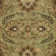 thumbnail image 3 of SAFAVIEH Classic Shanelle Traditional Wool Area Rug, Green/Ivory, 6' x 9', 3 of 4