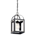 thumbnail image 4 of 52030BK Kichler Lighting Vath - 1 light Pendant - 16.25 inches tall by 8 inches wide-Black Finish    -Traditional Installation, 4 of 10