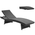 thumbnail image 1 of Outsunny Chaise Longue d'Extérieur Réglable avec Dossier Inclinable, 1 of 10