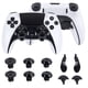 thumbnail image 2 of Compatible con el mando Edge de PlayStation 5: tapas metálicas altas/bajas para joysticks, palancas PS5 y kit de botones traseros, 2 of 5