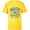 Yellow, variant on Disney & Pixar’s Monsters University Graduation Class of ‘24 - Short Sleeve T-Shirt for Kids - Customized-White