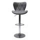 thumbnail image 5 of Bancos Altos Para Barra Negro Par Vinil Base Cromo Ajustable, 5 of 5