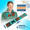 thumbnail image 4 of SunnyBay Microwave Heating Pad, Microwavable Moist Heated Neck and Shoulder Wrap, Weighted Bean Bag Warmer, Heat or Cold Pack or Warm Compress for Pain Relief Therapy, 26x5 Inches (Canyon Turquoise), 4 of 6