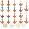 thumbnail image 1 of DIY Wooden Dangle Earring Making Kits Including Anchor Resin & Walnut Wood Pendants Brass Earring Hooks & Jump Rings Mixed Color 96pcs/box, 1 of 6