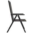 thumbnail image 3 of vidaXL Chaises de Jardin Pliantes 6 Pcs Textilène Noir, 3 of 5