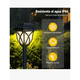 thumbnail image 3 of Lámpara Solar Jardín Luz Cálida LED Exterior Color negro, 3 of 4