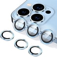 thumbnail image 1 of [2 Pack] Camera Lens Protector Compatible with iPhone 13 Pro Max 6.7 inch & iPhone 13 Pro 6.1 inch,Aluminum Alloy Edge Tempered Glass [Installation Tray] [HD Clear] Camera Protector, 1 of 5