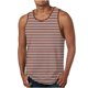thumbnail image 1 of Tanques para Hombre para el Verano Solto Chaleco Raya Impresión Deporte Cuello Redondo Superior, 1 of 5