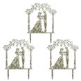 thumbnail image 1 of 3PCS Wedding Cake Topper Acrylic Couples Proposal Cake Pick Cake Decoration, 1 of 6