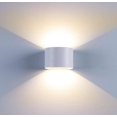 thumbnail image 1 of 10W Luces de pared LED ajustables Blanco cálido 3050K Luz de pared hacia arriba y hacia abajo Impermeable IP65 Hogar al aire libre Cocina Pasillo Escalera Porche [Clase de eficiencia energética A +], 1 of 2