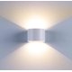 thumbnail image 1 of 10W Luces de pared LED ajustables Blanco cálido 3050K Luz de pared hacia arriba y hacia abajo Impermeable IP65 Hogar al aire libre Cocina Pasillo Escalera Porche [Clase de eficiencia energética A +], 1 of 2