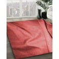 thumbnail image 3 of Ahgly Company Machine Washable Indoor Round Transitional Red Area Rugs, 6' Round, 3 of 7