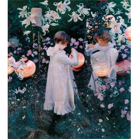 Bentley Global Arts Pdxlarge Carnation Lily Lily Rose 15 Poster Print By John Singer Sargent 44 24 X 24 Large Walmart Com Walmart Com
