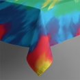 thumbnail image 3 of Colorful Rainbow Tie Dye Spiral Pattern Rectangle Tablecloth 60"x84",Waterproof Polyester Rectangle Table Cloth, Wipeable Spillproof Polyester Tablecloth for Dining, Camping, Indoor and Outdoor, 3 of 5