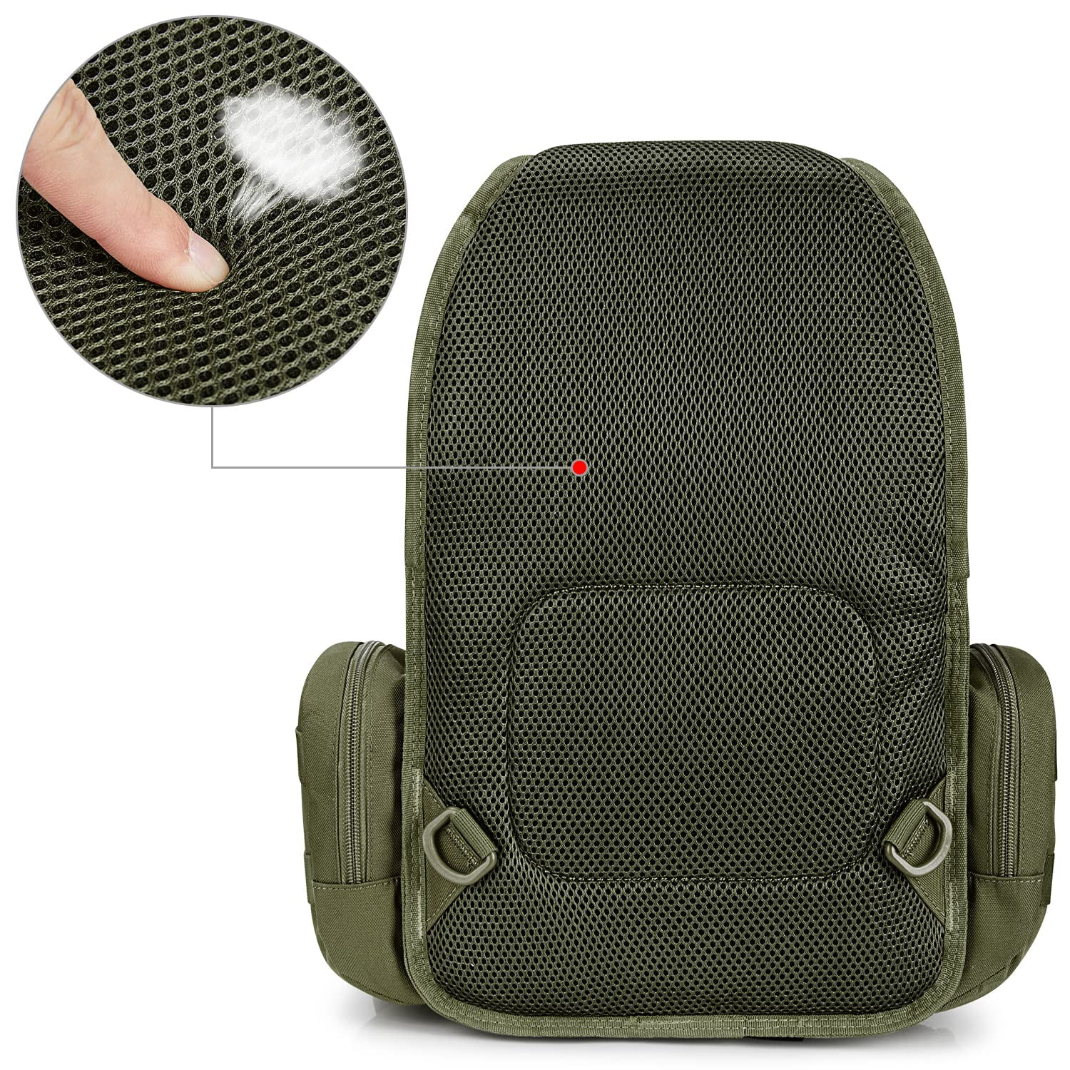 G4Free Outdoor Sling Bag Crossbody Backpack with Adjustable Holder, Durable Shoulder Daypack for Men