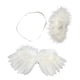 thumbnail image 4 of Alas y diademas para muñecas Accesorios para muñecas Decorativo Disfraz Pluma Ala de ángel Blanco, 4 of 9