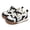 Black-white, variant on TARANIS Toddler Shoes for Boys and Girls, Hook-and-Loop Strap