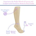 thumbnail image 2 of PureTwine Knee High Socks for Women Comfort Seam Soft Combed Cotton Blend Long Dress Socks for Women Athletic Socks 4 Pairs, 2 of 7