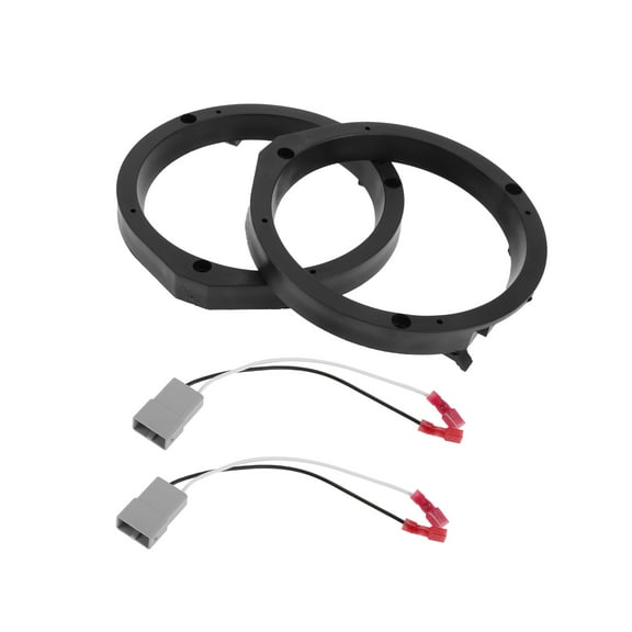 Unique Bargains Speaker Spacer Ring Adaptor for Honda CRZ 2011-2016 Front Rear 6.5" ABS 2 Set