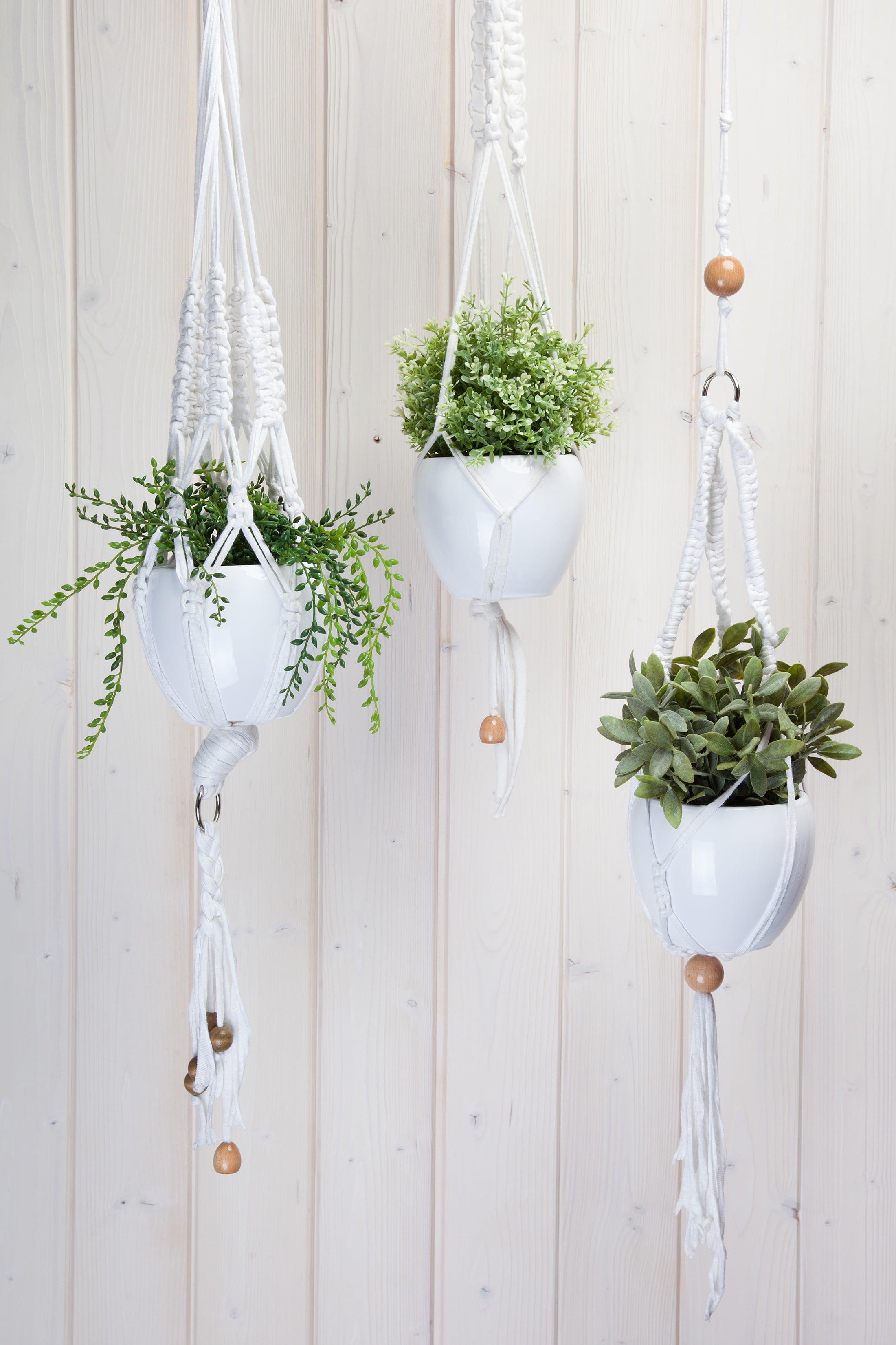 Hoooked Macrame Hanging Basket Kit W/Zpagetti YarnBlack Walmart Canada