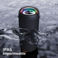 thumbnail image 6 of Sacoll Portable Bluetooth Speaker, IPX6 Waterproof, Black Wireless Speaker with LED Light, 24H Ultra-Long Playtime, 6 of 6