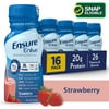 Ensure Enlive Advanced Nutritional Drink, 20 Grams Protein, Strawberry, 8 fl oz, 16 count