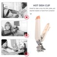 thumbnail image 3 of PAMINGONO Lightweight Compact Hot Dish Clamp with Stainless Steel Pot Lifter and Bowl Holder for Kitchen Use, 3 of 7
