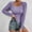 Purple, variant on Sweaters for Women Square Neck Long Sleeve Shirts Knit Pullover Sweater Tops Fashion Fall Outfits Pink XL
