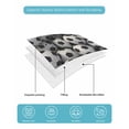 thumbnail image 5 of Quilts Twin Size Bedding Set, Football Sports Lightweight Quilted Comforter, Modern Chic Classic Soccer Textured Soft Reversible Bedspread Coverlet with Pillow Covers for All Season, 68" x 86", 5 of 7