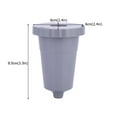thumbnail image 2 of Peahefy Reusable Coffee Filter Stainless Steel Coffee Filtering Cup Basket for Home Brewer, Coffee Filter Basket, Reusable Coffee Filter, 2 of 8