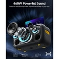 thumbnail image 6 of Ikarao Karaoke Machine for Adults, Built-in 13.3-inch Screen, Portable Bluetooth Speaker with 2 Wireless Mics for TV, Music Party, 6 of 12