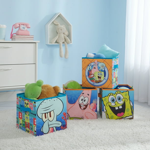 Nickelodeon Spongebob Toy Storage cubes (set of 4)