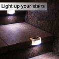 thumbnail image 5 of Solar Deck Lights, Finished Waterproof Led Solar Lamp for Outdoor Pathway, Yard, Patio, Stairs, Step and Fences，White light, 5 of 5