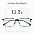 thumbnail image 4 of Men Women Anti-Blue Light Glasses Retro Titanium Super Light Glasses Frame, 4 of 4