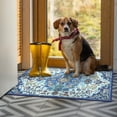 thumbnail image 2 of Wellber Soft Rugs Retro Area Rug Vintage Carpet for Living Room Bedroom Office Home Decor,2'x3',Blue, 2 of 6