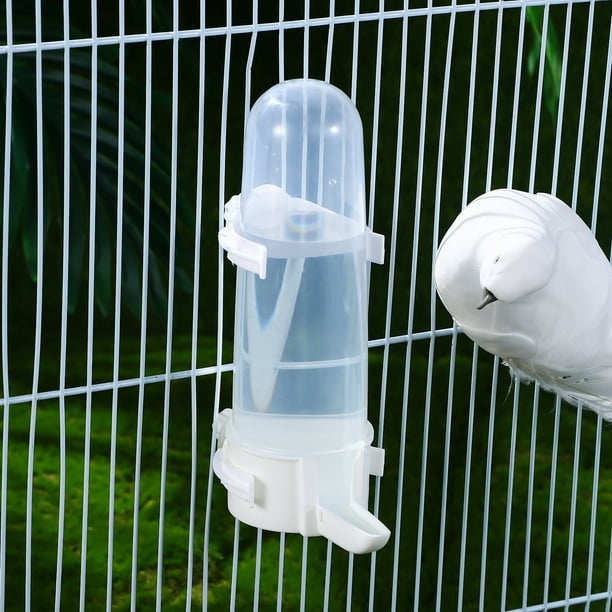 WEUVEB 2Ud Comedero Automático Para Pájaros Con Cuerpo Transparente Para Jaula
