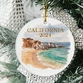 thumbnail image 2 of California Christmas Ornament, California Ornament, Christmas Ornaments, California Custom Ornament, Christmas, California Bauble, Gift Idea i4oiQL (California Christmas), 2 of 4