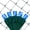 Blue, variant on SoftTwinkle Pulsing Net Twinkle Lights, Net Lights Outdoor Twinkling Lights, Green Wire (70 Lights, 4’ x 6’ Net, Blue)