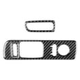 thumbnail image 4 of LOVIVER Car Window Switch Panel Cover Black Carbon Fiber Decoration for Easy, 4 of 8