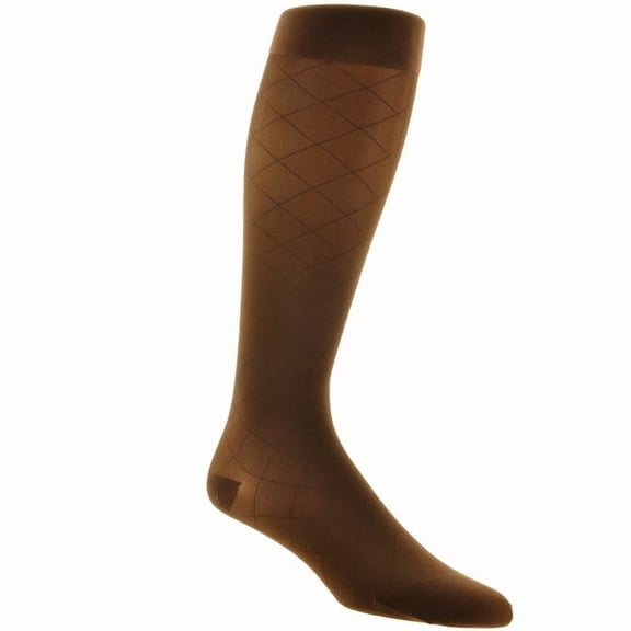 Jobst Ultrasheer Diamond Pattern 15-20 Closed Toe Knee High Compression Stockings Black Medium