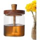 thumbnail image 5 of Honey jar, glass honey pot, honey jar with wooden lid, 500ml honey container, honey jar with scoop, honey pot with lid, 5 of 5