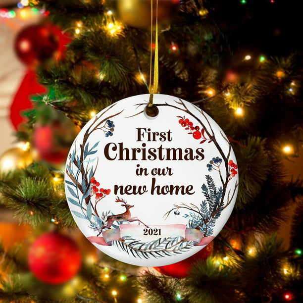 Christmas Decorations Home Decor New Ornament 2021 First In Our Family Ornaments Tree Com - Home Goods Christmas Decorations 2021