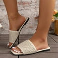 thumbnail image 2 of KIHOUT Summer Womens Sandals, Large Size with Flat Flip-flops Ladies Light Wear Sandals, 2 of 7