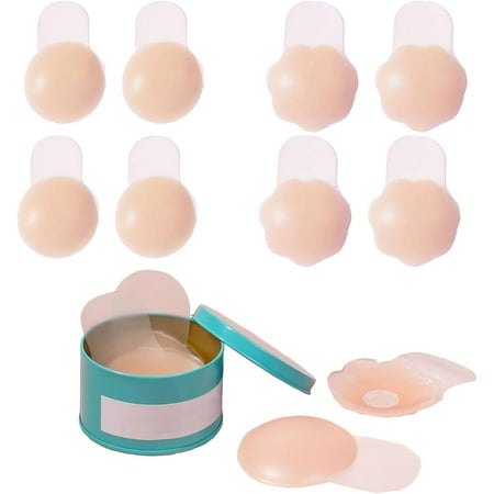 Bras for Women Invisible Sticky Breast Pasties - Backless Strapless Bra Inserts  Comfortable Adhesive Bra Accessories
