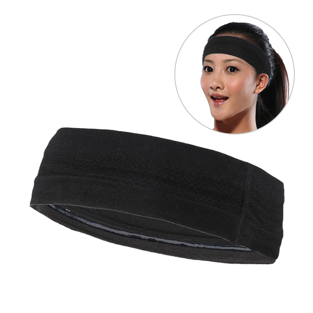 Details about   HEADBAND Stretch Sports Yoga Gym Black Hair Bands Wrap Sweatband Womens Mens 