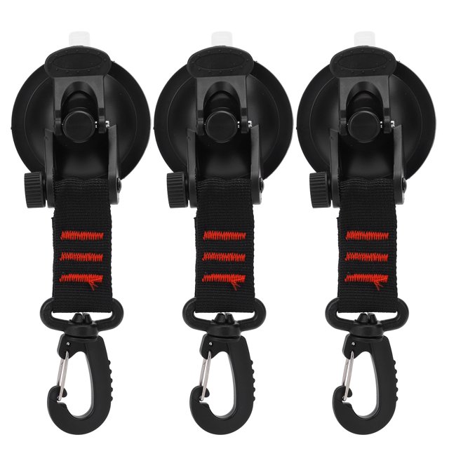 Suction Cup Hook, Not Easy To Fall Off Portable Fixing Hook, for Woman Man Black,Blue,Red