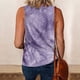 thumbnail image 5 of Playeras,Blusas y Tops,Ropa para Mujer Lindo camisetas sin mangas para las mujeres Pantalones cortos casuales con cordón en la cintura con estampado informal de verano para mujer (Purple, M), 5 of 6