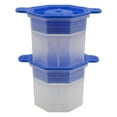 thumbnail image 3 of Tovolo Silicone Ice Mold, Faceted Diamond Large Ice Molds for Cocktail Drinks, 2 Pack, 3 of 9
