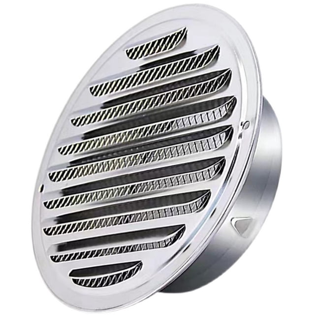 AURARMLET Cubierta Para Ventilación De Aire Resistente A Con Cuerpo De Inoxidable Plateado
